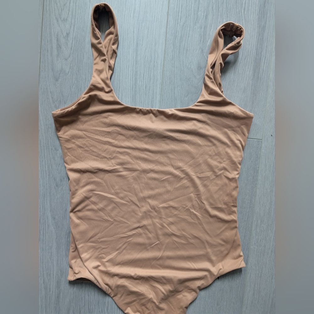 Tan Victoria Secret Bodysuit Small